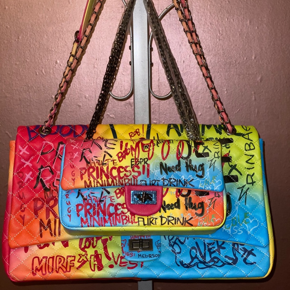 HP ❤️ “GRAFFITI BAG” The hottest trend of 2020 💖 - Picture 12 of 12
